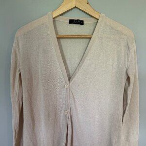 Zio Songzio Semi-Sheer Ivory Cardigan